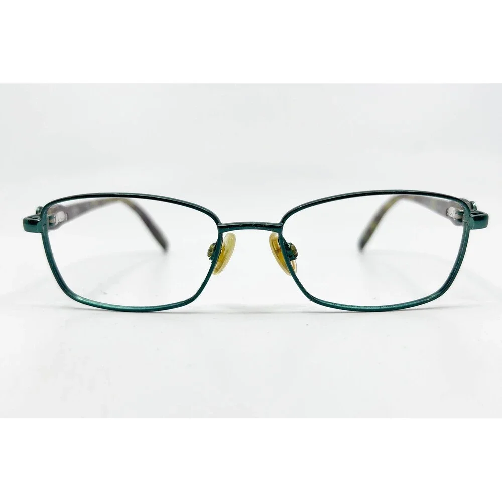 Ellen Tracy Eyeglasses Womens Green Edinburg Full Rim Frame 48-15-125 32750